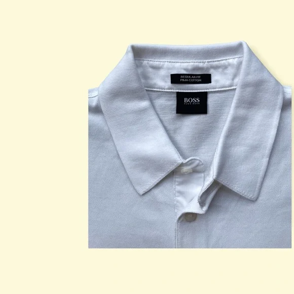 HUGO BOSS Regular Fit Pima Cotton Long sleeve Polo NEW - Picture 3 of 4